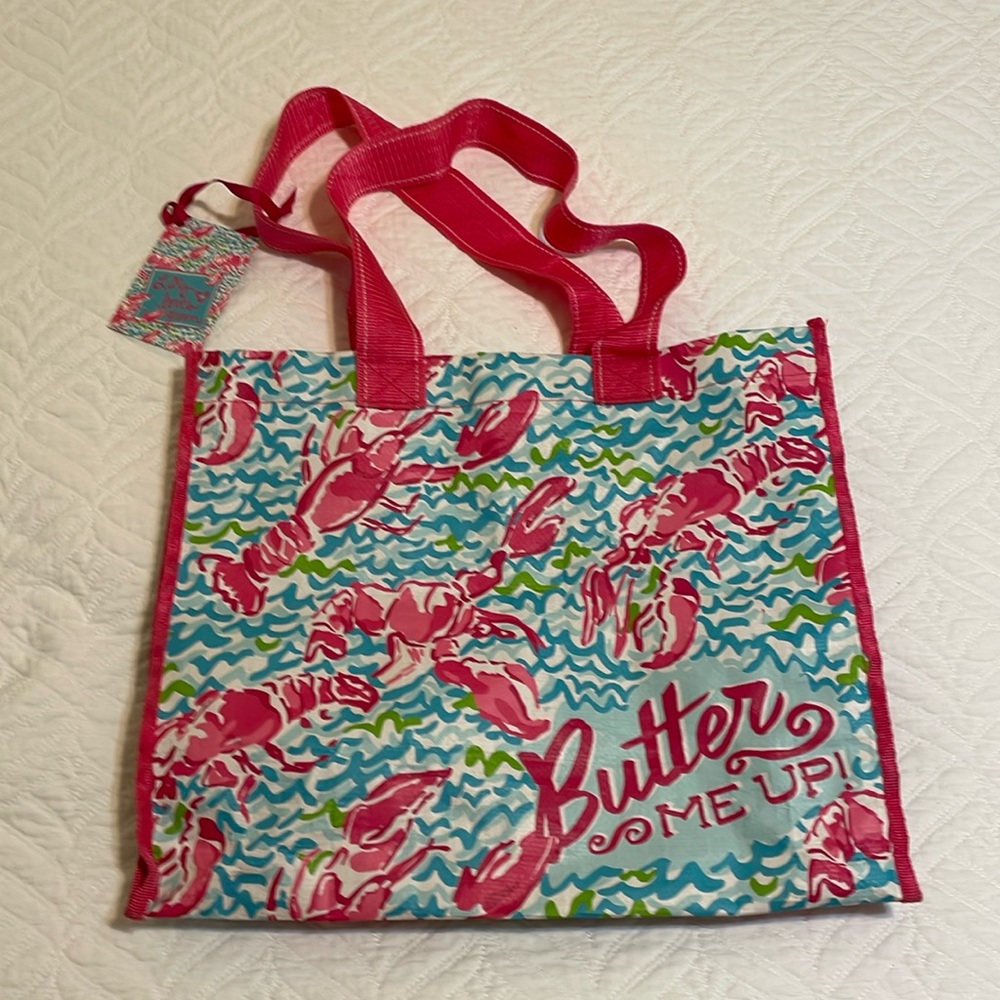 Lilly Pulitzer Market Bag “Lobsthah roll”